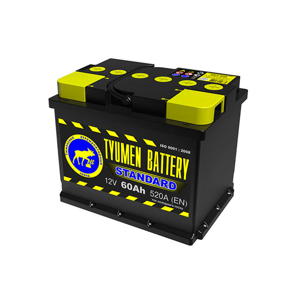 Tyumen battery 6СТ-60 Standard - Череповец